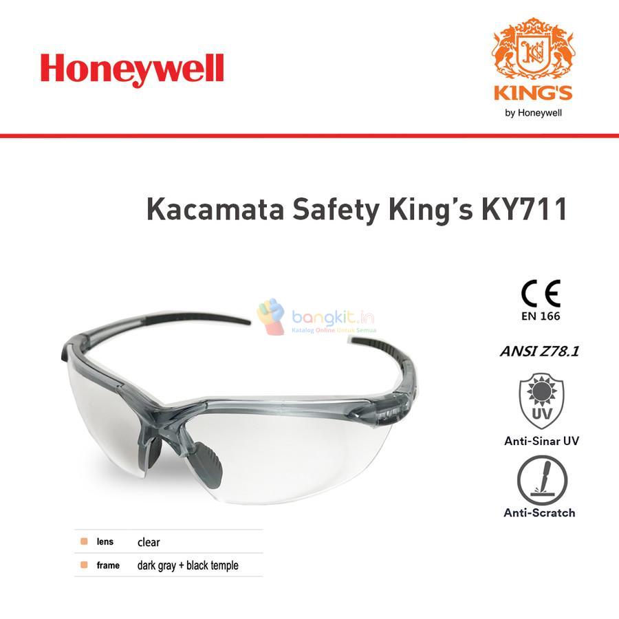 Honeywell Kacamata Safety Kings KY711 with Sporty & Stylish Design