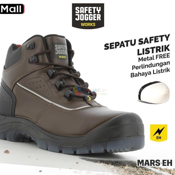 Sepatu Safety Jogger Works Mars EH SB Sepatu Anti Listrik Composite Toecap Electrical Hazard Anti Sl