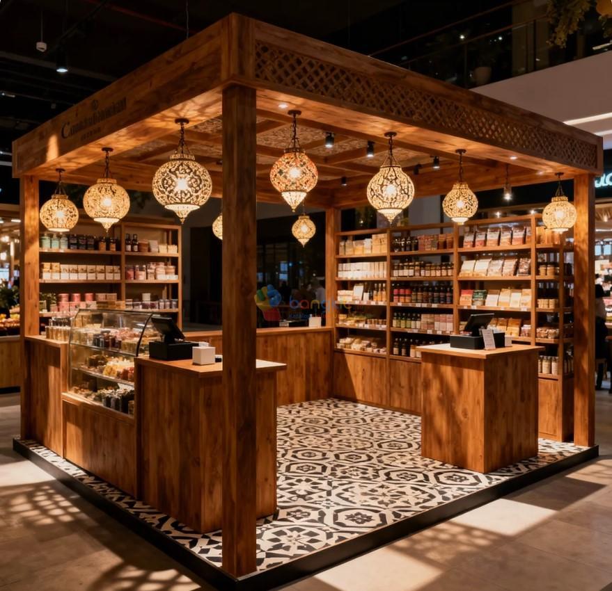 vendor dekorasi booth Sukmajaya