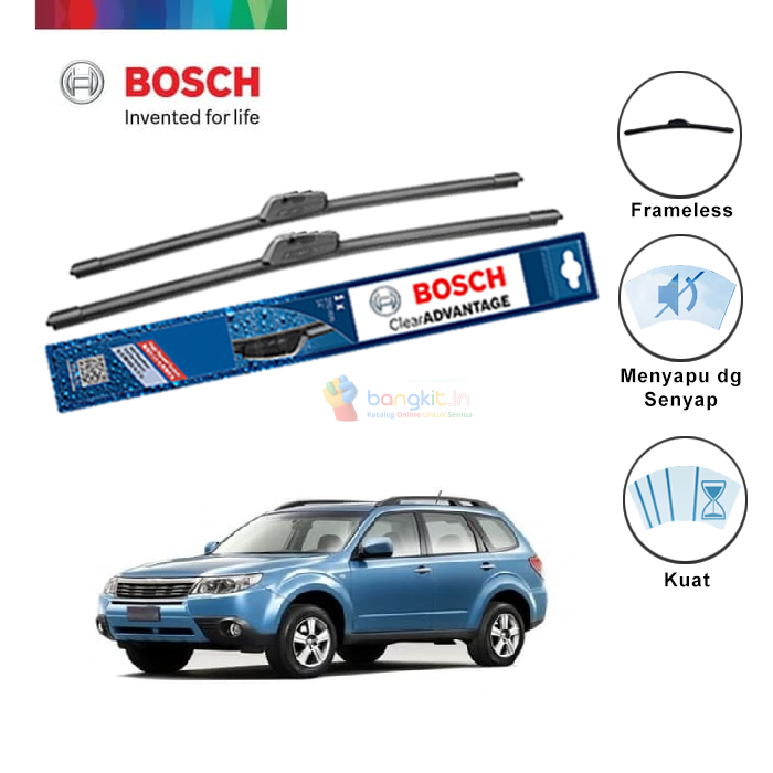 Bosch Wiper Depan & Belakang Subaru Forester S12 24" & 18" + H354 - 3 Buah/Set