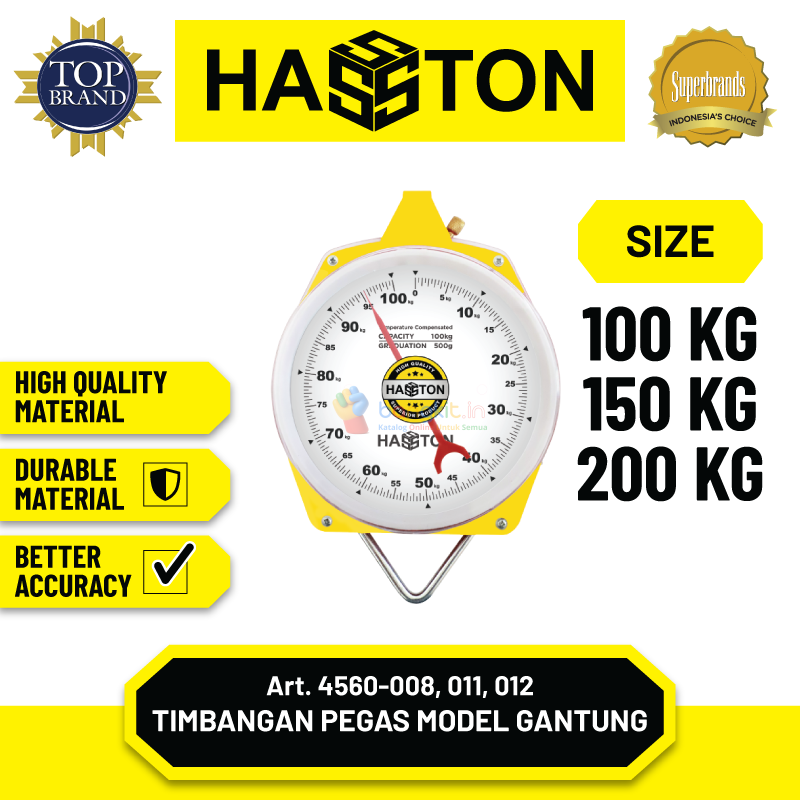Timbangan Gantung 100kg Hasston  / Timbangan Manual