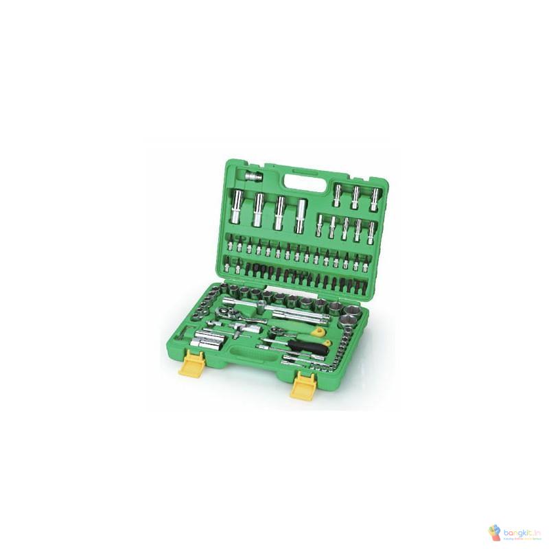 TEKIRO 1/4 INCH - 1/2 INCH SOCKET SET PLASTIK 94 PCS /KUNCI SOCK SET / SOCKET SET / TOOLS - ALAT PER