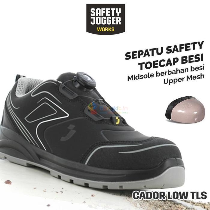 Safety Jogger Works Sepatu Safety Jogger Cador S3 LOW TLS Model Sporty Anti Paku Bernapas ESD Certif