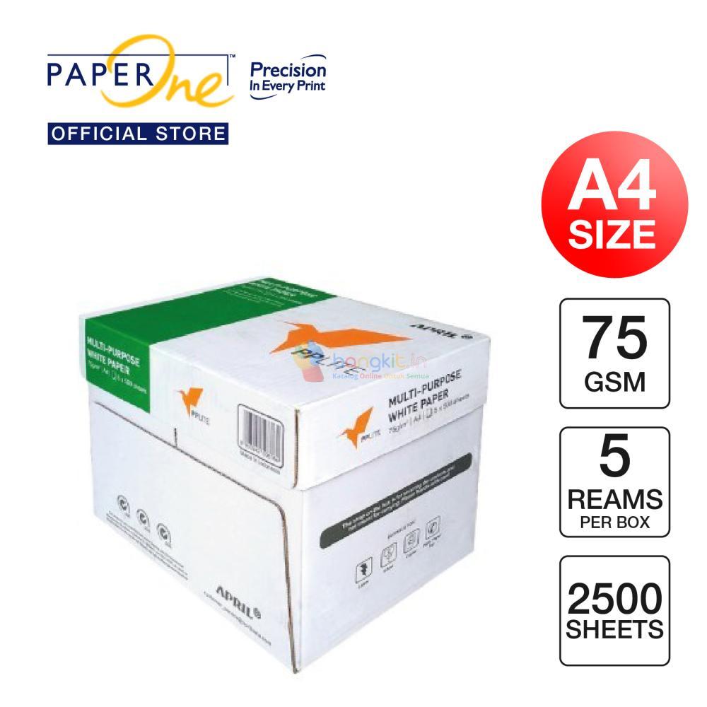 PP Lite Kertas A4 75gr Copier 1 Box (2500 lembar) Kertas HVS