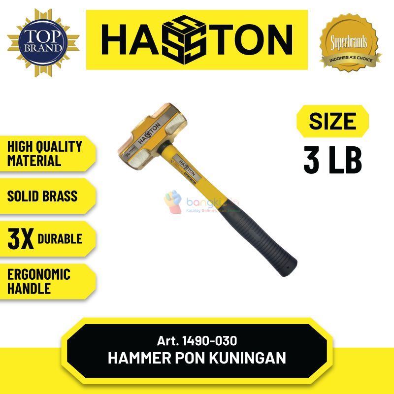 Hasston Hammer Pon Gagang 3 Lbs W / Palu Godam / Bodem (1490-030)
