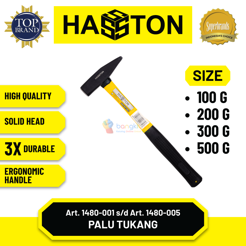 Hasston Hammer Tukang Gg. Fiber / Palu Kaca (1480)