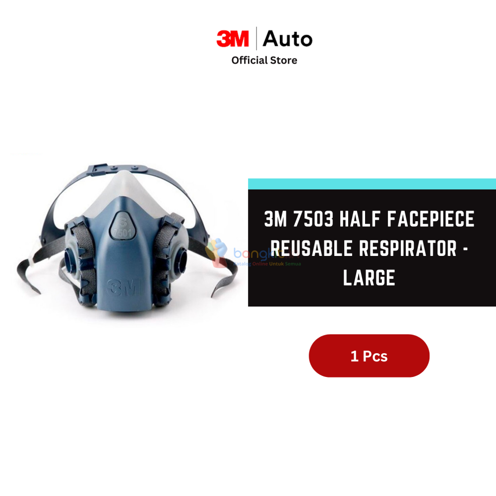 3M 7503 Half Facepiece Reusable Respirator Size L