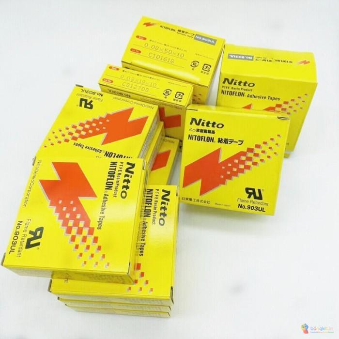 30 Gulungan/Lot Pita Perekat Silikon Nitto Denko Kualitas Tinggi 903Ul