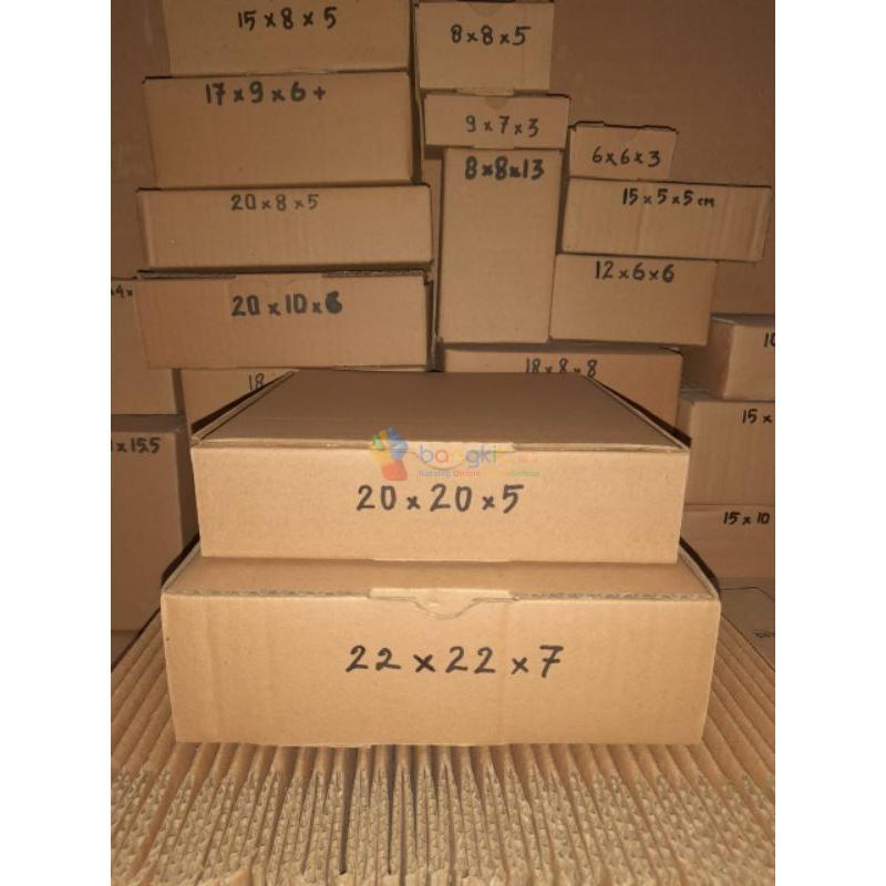 kardus 25x25x5 cm diecut polos