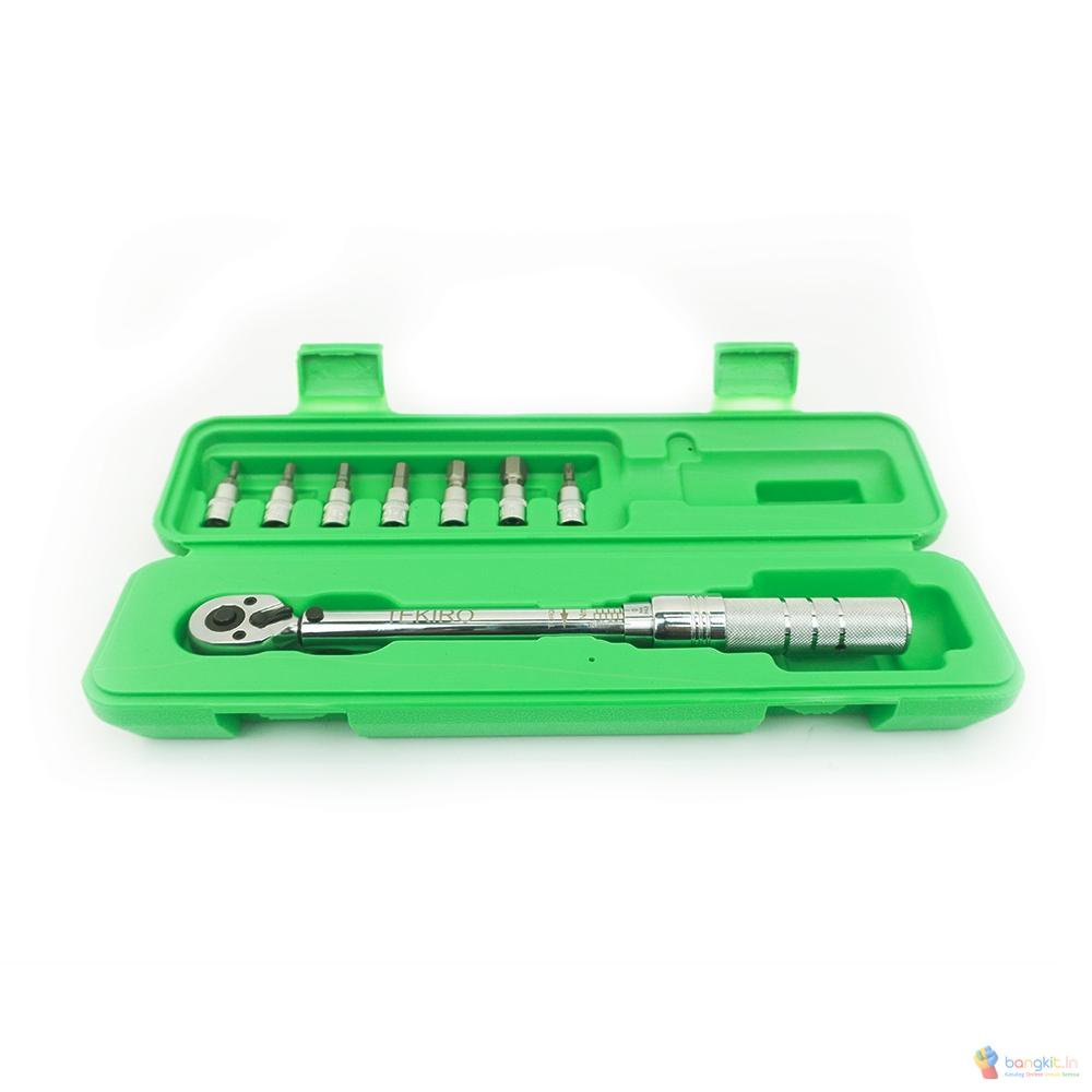 TKR 1/4" DR. TORQUE WRENCH 5 - 25 N.M SET 8 PCS