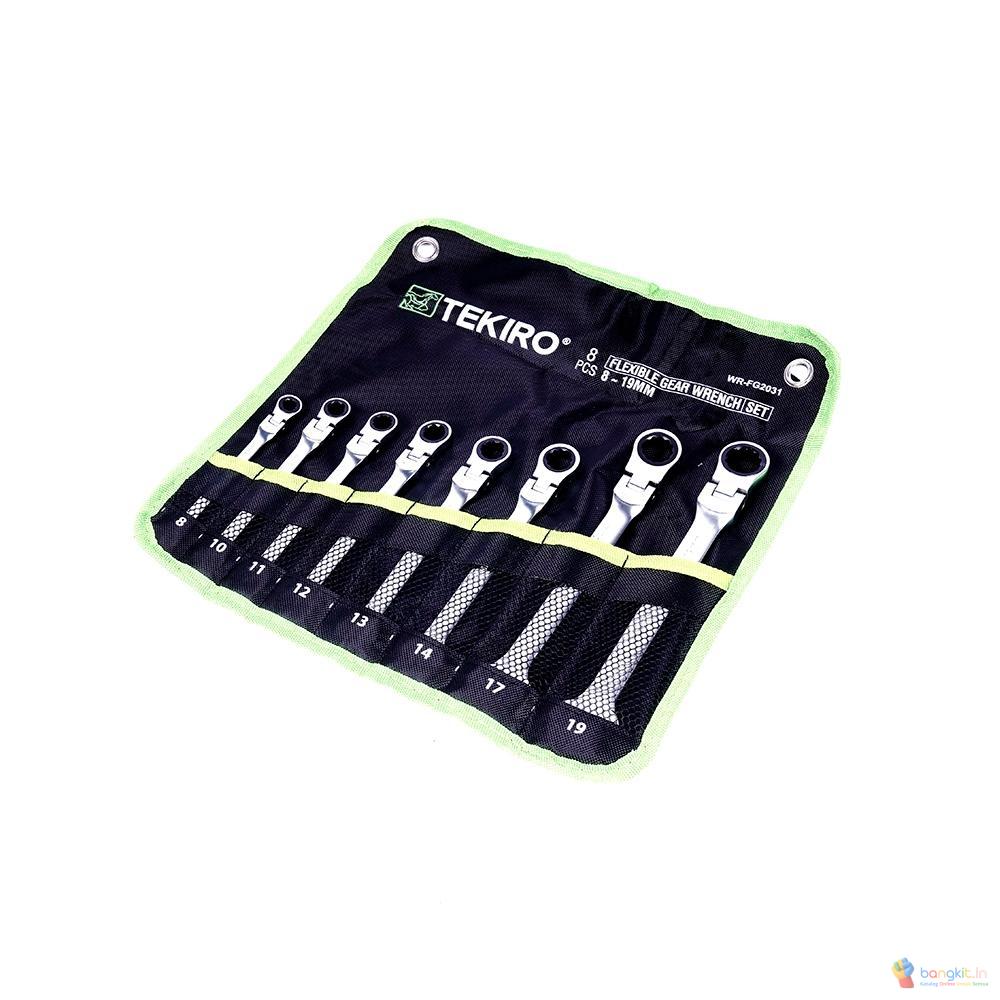 TKR KUNCI RING PAS RATCHET FLEXIBEL SET 8 PCS