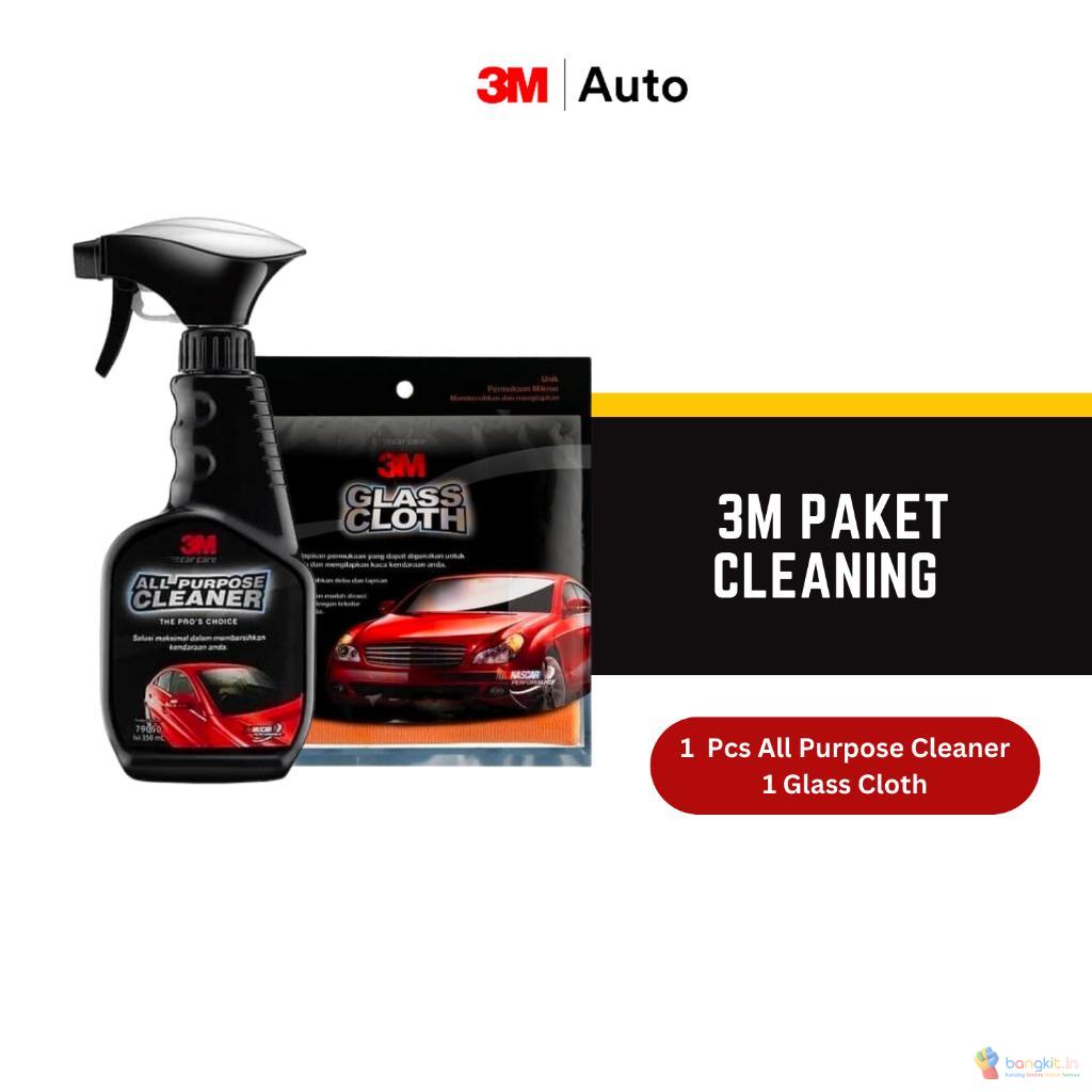 3M Paket Cleaning - 3M Glass Clotch & 3M All Purpose Cleaner