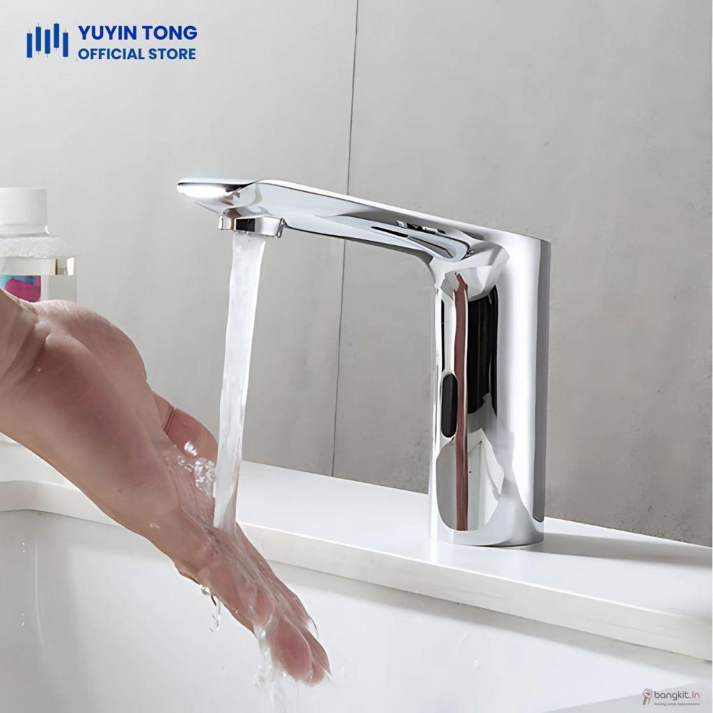 Kran Sensor/Kran Wastafel Otomatis/Keran Air/Automatic Sensor Faucet Kran Cuci Tangan Otomattis 071
