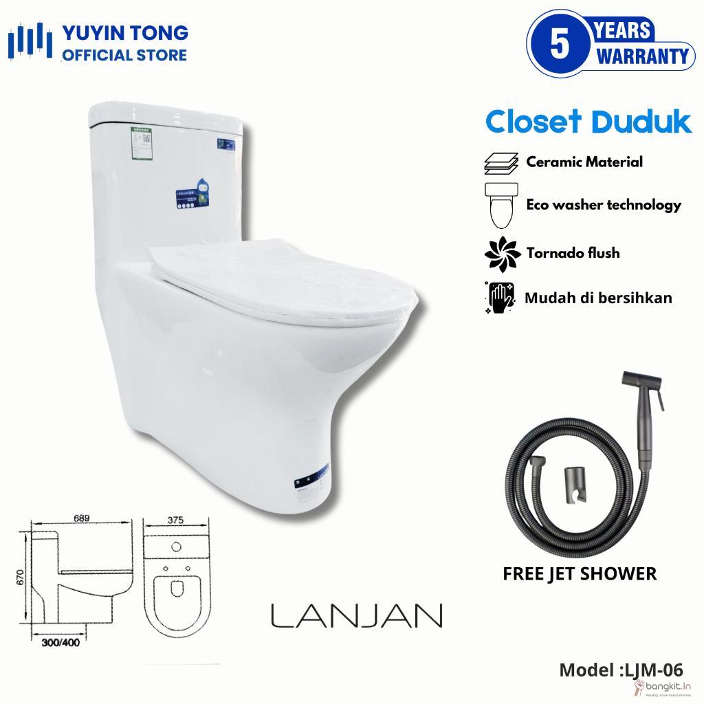 Perusahaan Toilet Kamar Mandi Toilet keramik duduk - closet duduk kamar mandi