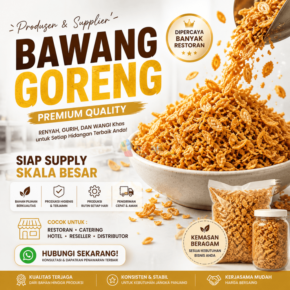 Distributor Bawang goreng di Bekasi