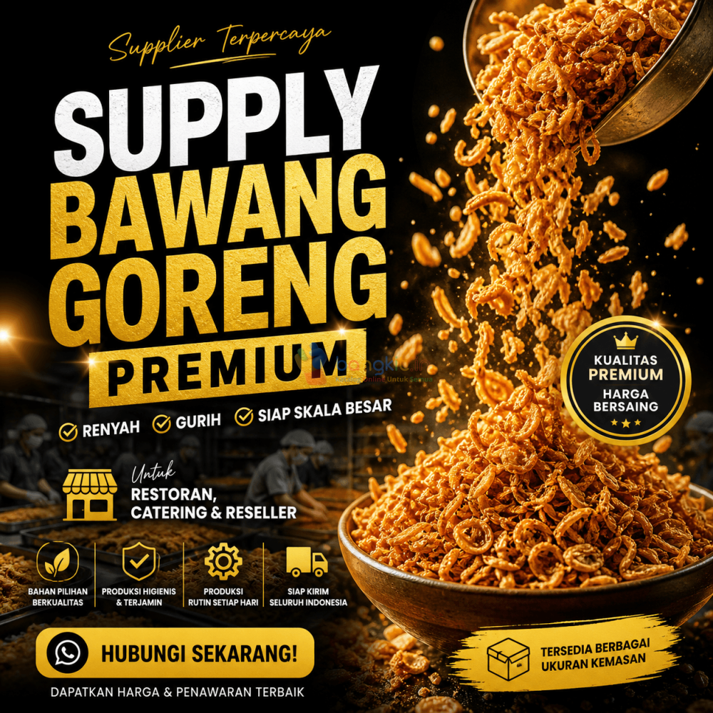 Distributor Bawang goreng di Cikarang