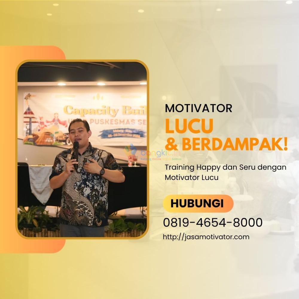 Jasa Motivator Di Sleman, Terbukti Efektif Untuk Meningkatkan Produktivitas Kerja! (Coach Wahyudi SMT: 0819-4654-8000)