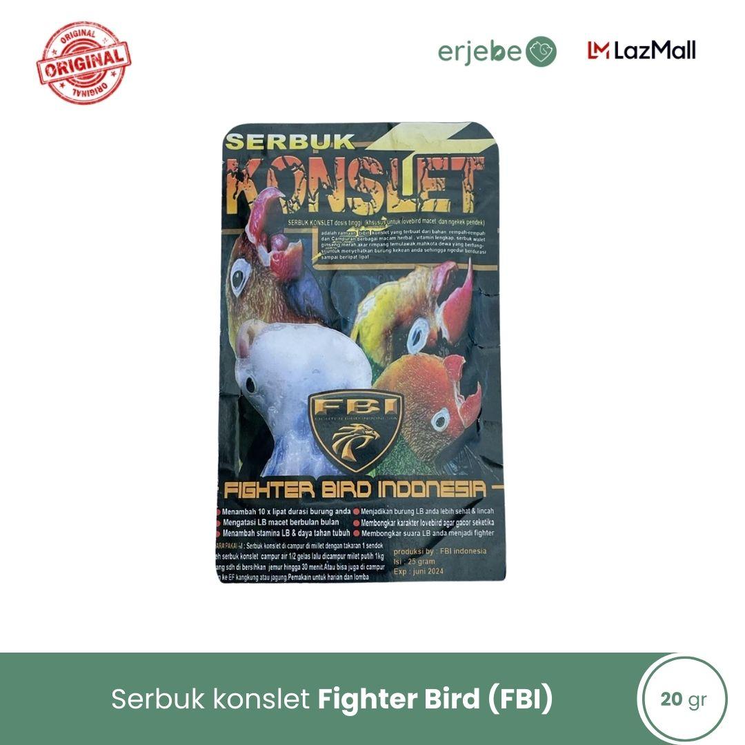 ERJEBE Serbuk Konslet FBI  serbuk vitamin burung Serbuk Penggacor Burung Doping burung pleci biar ga
