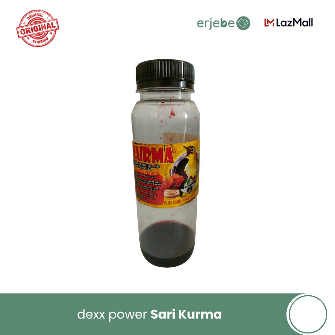 SUPLEMEN NEKTAR SARI KURMA PLUS MADU PROPOLIS  PLECI KOLIBRI suplemen burung vitamin burung penggaco