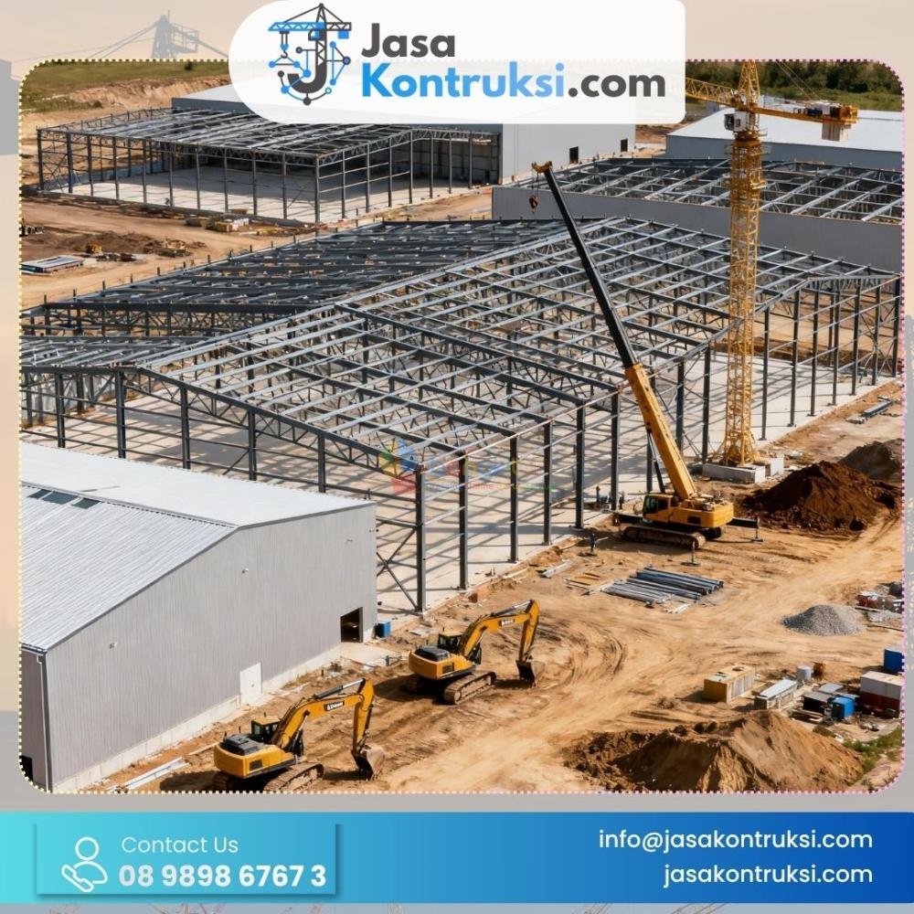 Jasa Konstruksi Open Warehouse di Medan berpengalaman