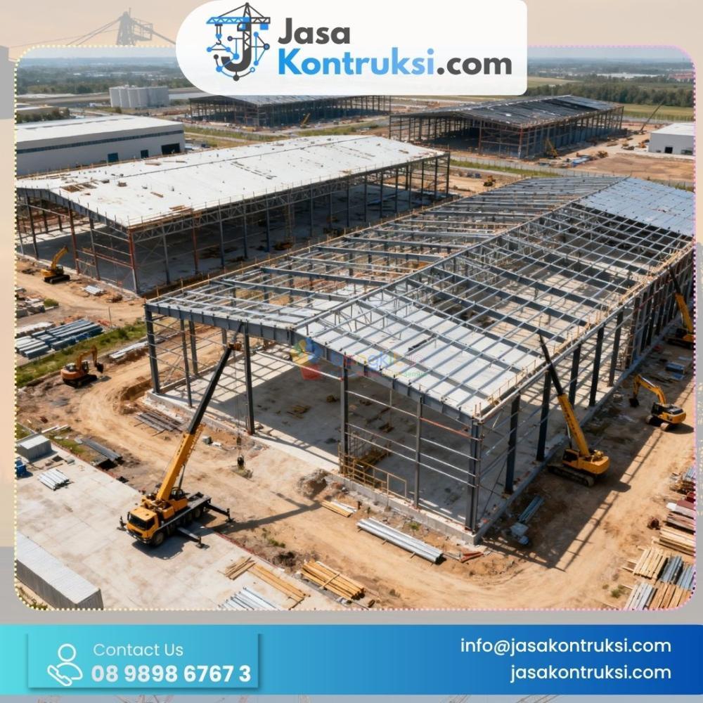 Jasa Konstruksi Komplek Pergudangan di Batam berpengalaman