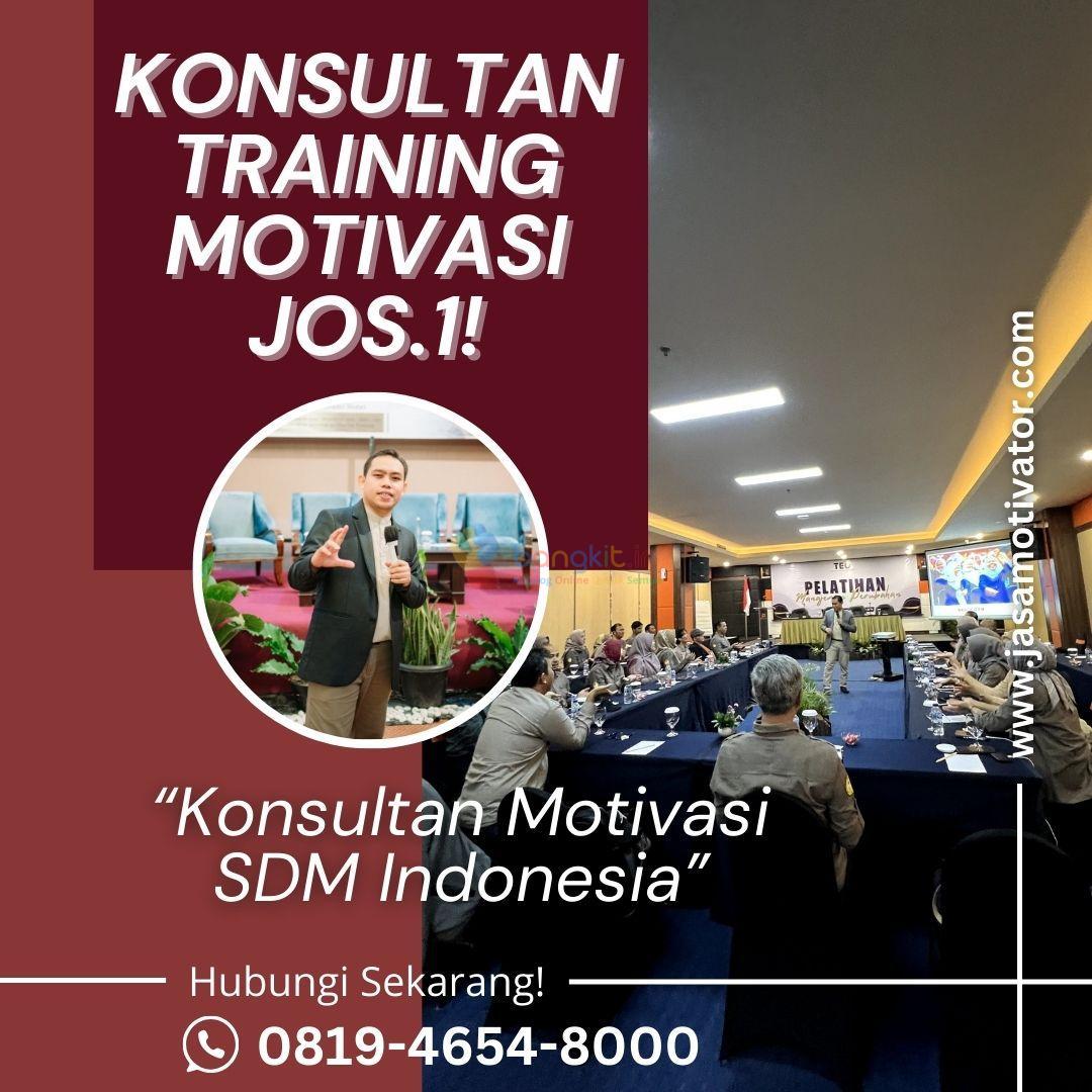 Narasumber Motivator Capacity Building Gunungkidul, 0819-4654-8000
