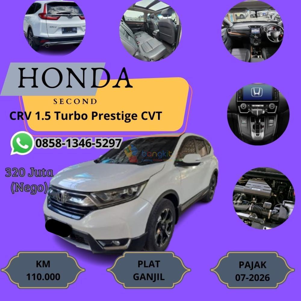 warna putih,Honda C RV Prestige 1.5 Turbo 2019 Bekas Indramayu - 0858-1346-5927