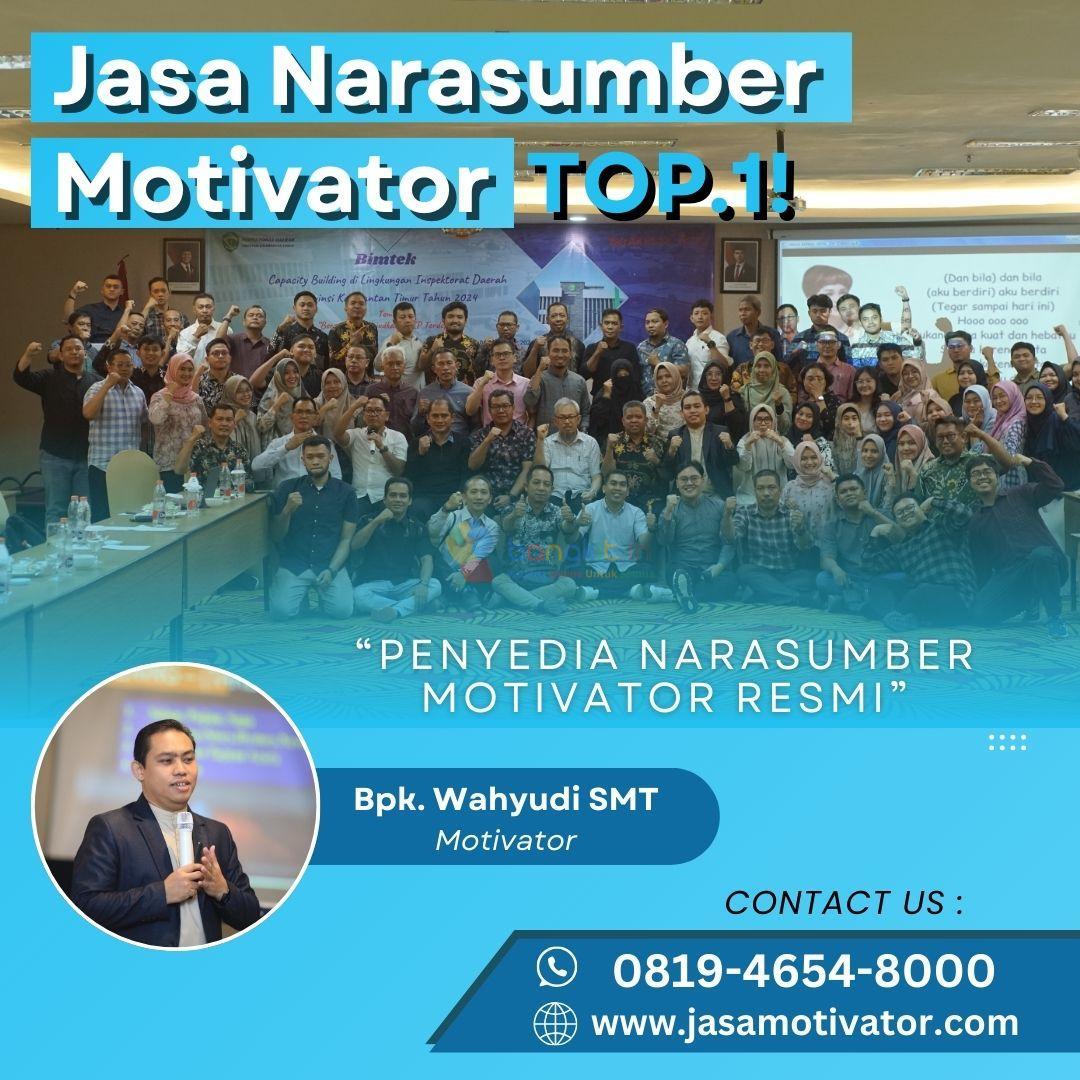 Motivator Medan No.1 Profesional, Coach Wahyudi SMT (0819-4654-8000)