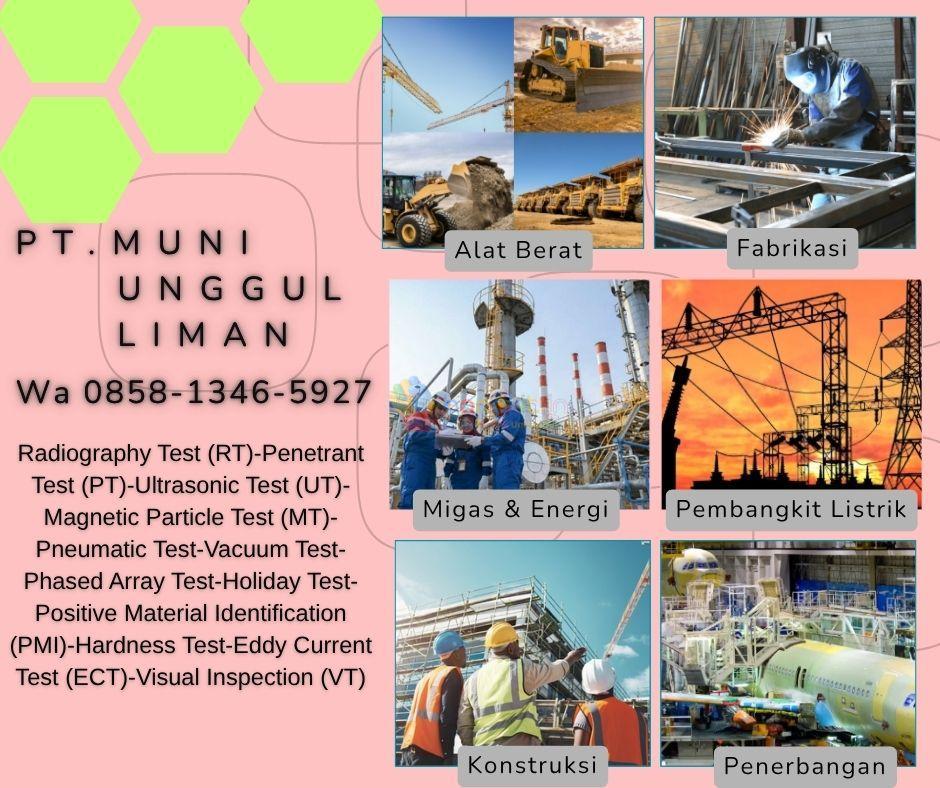 Teknisi Bersertifikat, 0858-1346-5927 Jasa NDT Untuk Pengujian Non Destruktif Di Cirebon
