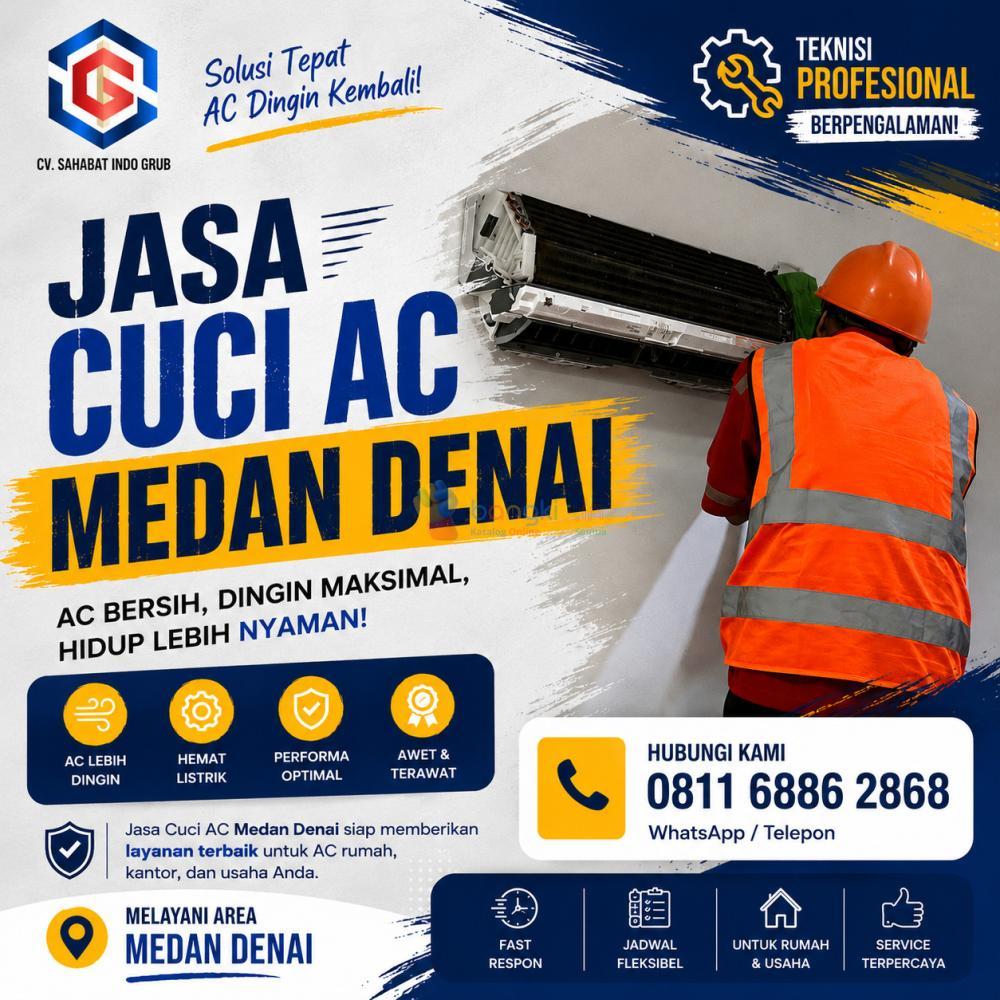 Jasa Cuci AC Mandala Denai Teknisi Ahli