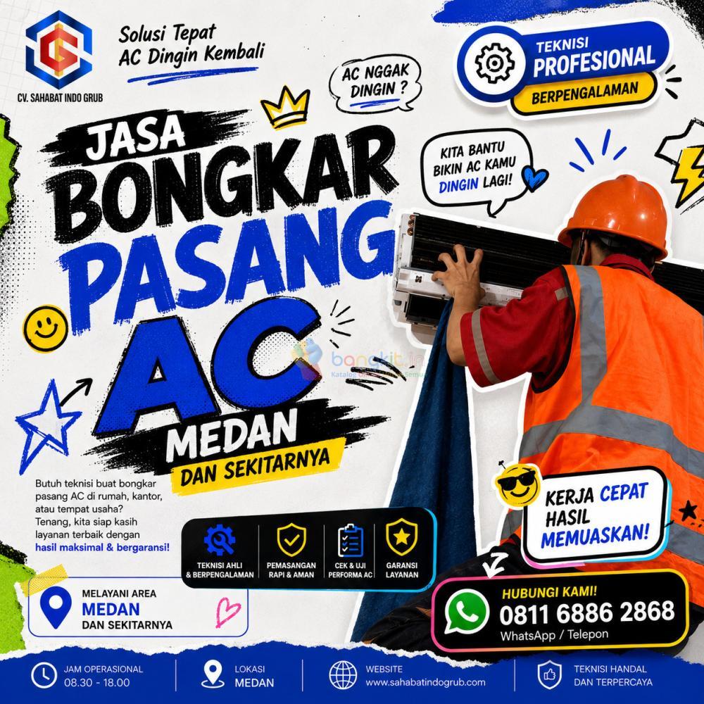 Bongkar Pasang AC Rumah dan Kantor Medan
