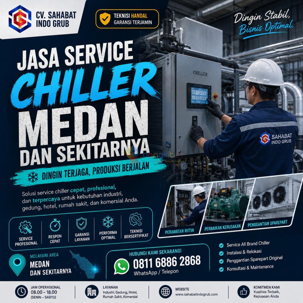 Chiller Bermasalah? Hubungi Jasa Service Chiller Medan Fast Response