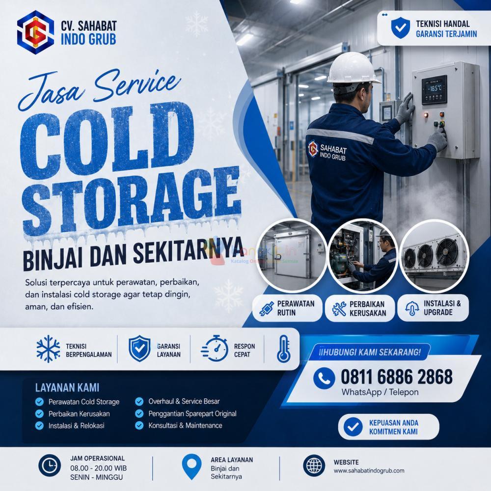 Service Cold Storage Binjai 24 Jam – Minim Downtime, Maksimal Dingin