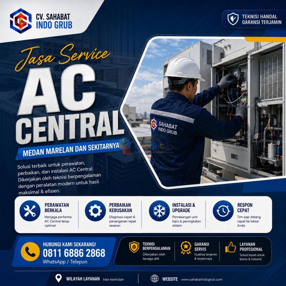 Jasa Service AC Central Medan Marelan dan Sekitarnya – Harga Terjangkau