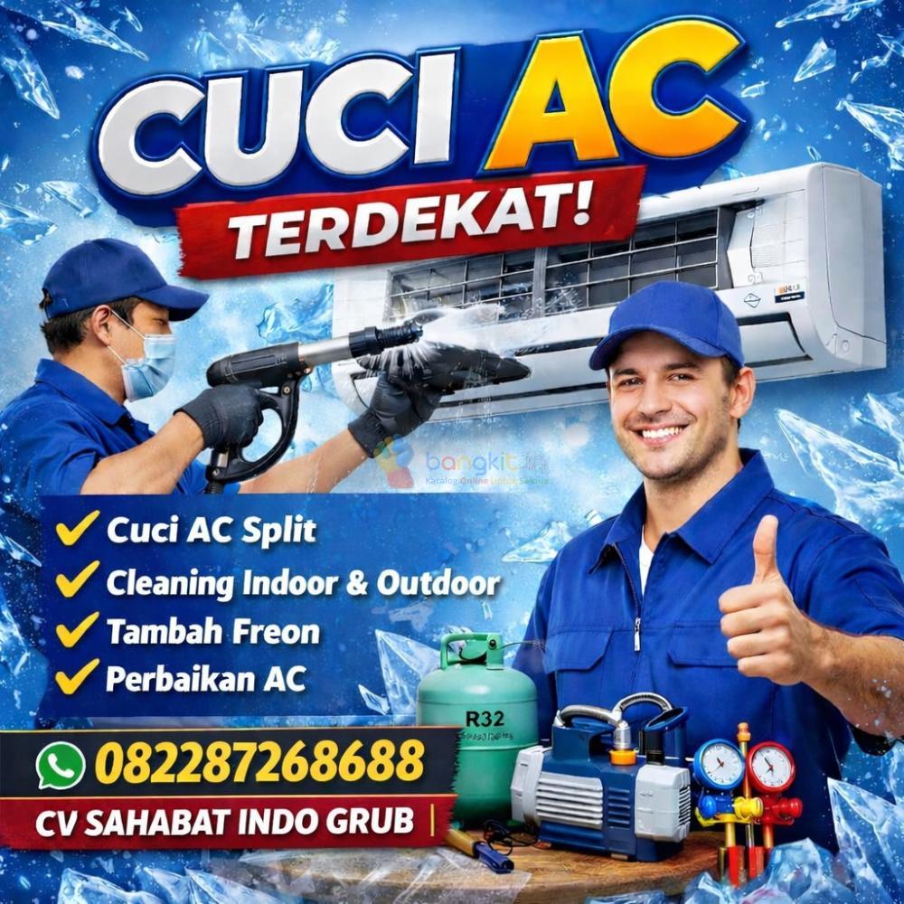 Cuci AC Terdekat Medan Area 082272686688 – Teknisi Profesional & Bergaransi ❄️
