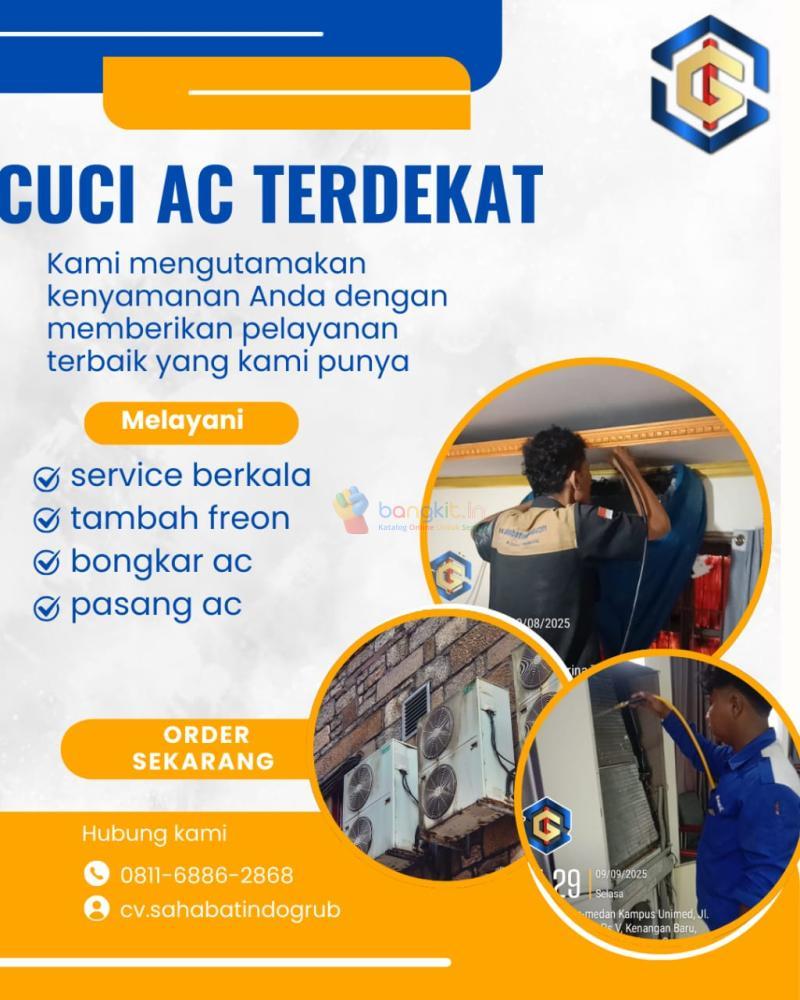 Service AC Medan Profesional – CV Sahabat Indo Grub | 082272686688