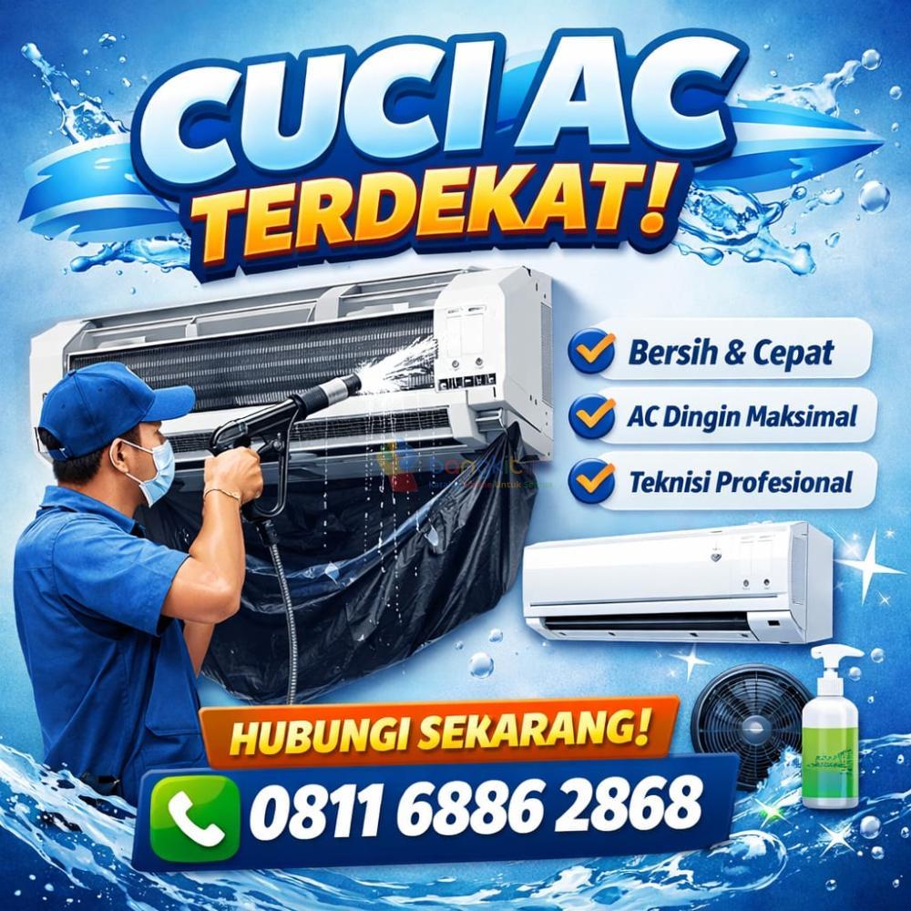 ✅ Cuci AC Terdekat Murah Bandar Selamat Timur – Teknisi Profesional & Bergaransi ❄️081168862868