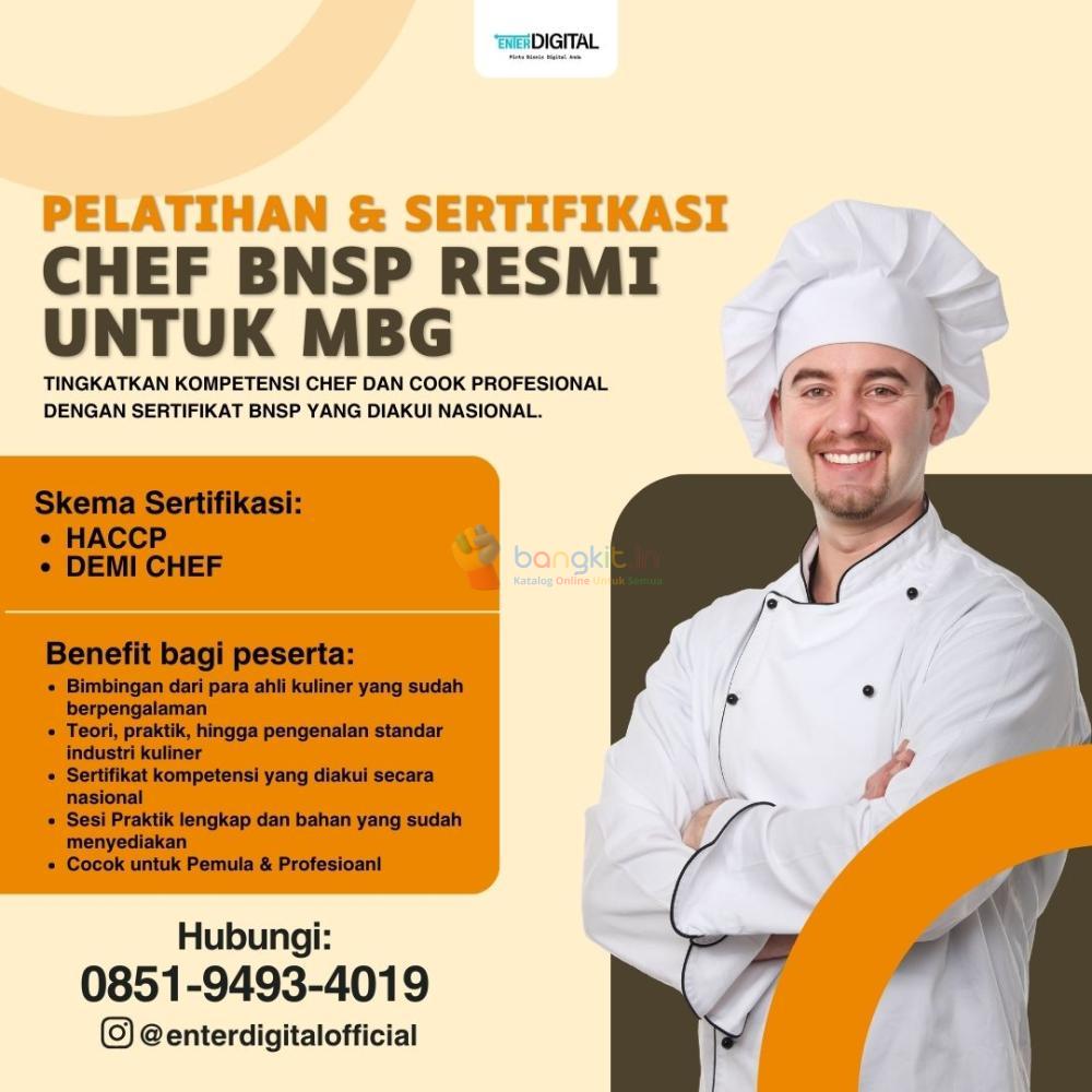UNGGULAN! HUB: 0851-9493-4019, Lembaga Sertifikasi Chef Kendari