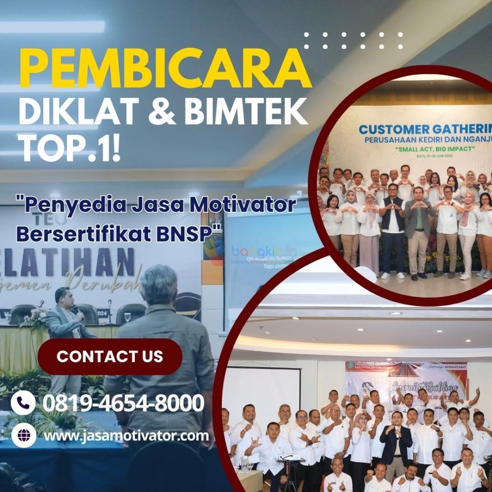 Narasumber Motivator  Capacity Building Kudus, Resmi & Terbaik! Coach Wahyudi SMT